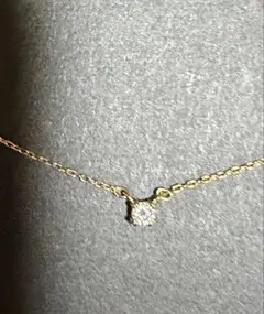 特別価格】一粒ダイヤモンドネックレス 0.120ct / K18・Pt900 - メルカリ