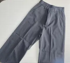 GRL グレー スラックス フロントジッパー