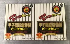 阪神タイガース　レトロ　甲子園球場特製ビーフカレー空箱