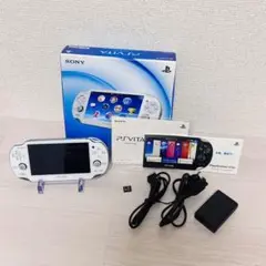 【未使用級】PlayStationVita PCH-1100 クリスタルホワイト