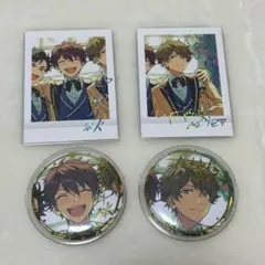 守沢千秋 高峯翠 5周年 ぱしゃこれ 缶バッジ セット