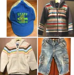 子供服 ① used 4点 babygap 男の子 サイズ80〜90