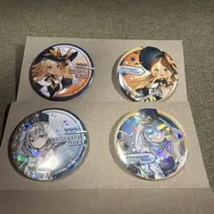 ホロライブ 缶バッジ 不知火フレア 白銀ノエル 4種セット