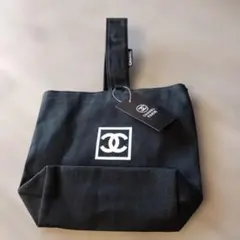 CHANEL ノベルティ トートバッグ ブラック ワンハンドル