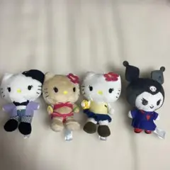 ハローキティ❤️XOXOギャル ぬいぐるみ マスコット 制服　サンリオ　セット
