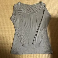 HEATTECH グレー 長袖シャツ M