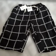 ⭐︎BRANSHES⭐︎爽パン150cm ブラックチェック ハーフパンツ