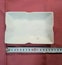 아리타산 도자기 신에 가마 청백자 노초 구이 접시 4장 세트 일식기 구이 생선 접시 장각 접시