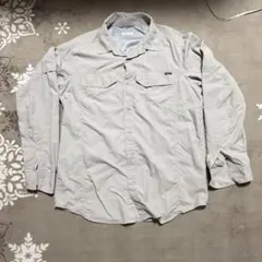 Coleman 長袖シャツ ベージュ M 古着のサムネイル