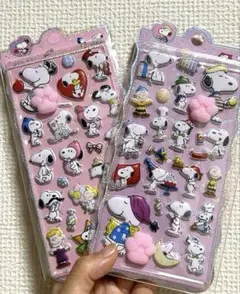 ぷっくりシール まとめ売り 肉球 人気 キャラクターシール 2枚セット d