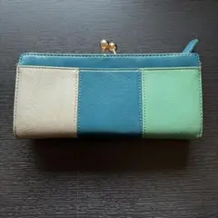 長財布　ブルー