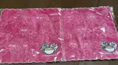 ンめねこ　ハンカチ　2枚セット