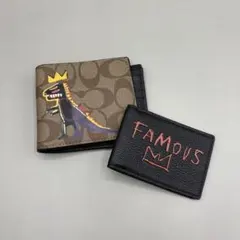 新品未使用✨️コーチ 二つ折り財布&パスケース 2点セット バスキア PVCレザー