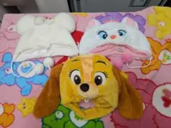 ディズニー　スカイ マリー ミニー　ファンキャップ　3点セット