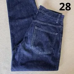 UNIQLO ユニクロ ワイドフィットジーンズ デニムパンツ 28 テーパード
