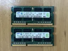 Samsung製ノート用メモリー　PC3-12800S 4GB ×2枚　8GB