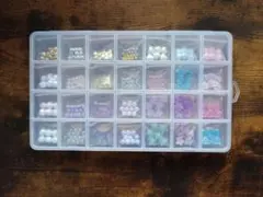 ビーズセット 多色 収納ケース付き