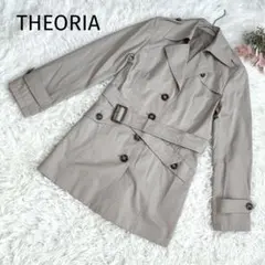 セオリア しまむら トレンチコート ミドル丈 ベルト付 春コート 通勤 オフィス