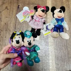 ★9/4(木)完全削除【新品未使用】ミッキー ミニー ぬいぐるみバッジ