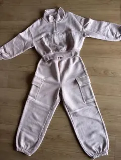 GU NEW RETRO ピンク　ジップアップ 上下　セット　S