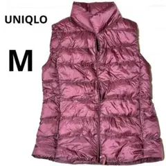 ユニクロ ウルトラライト ダウン ベスト ピンク　Size M