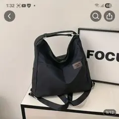 3WAYショルダーバッグ ブラック 未使用のサムネイル
