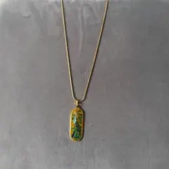 エナメルペンダントネックレス