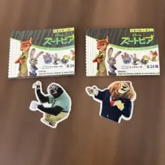 未開封 ズートピア フィクシーズ 貼ってはがせるエコワッペン