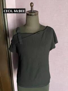 CECIL McBEE セシルマクビー トップス カットソー 肩出し y2k