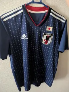 値下げ不可 引越しセール 日本代表 2018 サッカーシャツ ネイビー XO