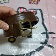 メンズ　ベルト　茶色　ブラウン　１１０cm