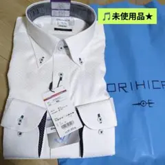 【タグ付き・未使用品】ORIHICA 長袖ワイシャツ Mサイズ（白）