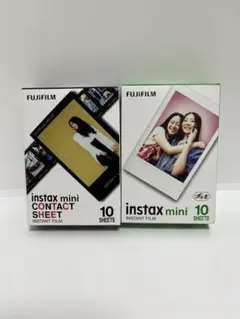 instax mini フィルム 2種セット 10枚入り