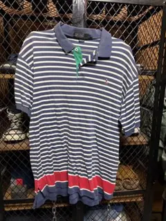 Polo by Ralph Lauren ストライプポロシャツ貴重なUSA製‼️