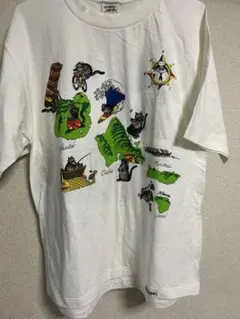 Crazy Shirts Hawaii Tシャツ 猫柄 ホワイト L - メルカリ