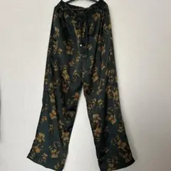coen 花柄 カジュアルパンツ