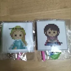 ダイヤモンドアート ステッカー 2点セット ハンドメイド