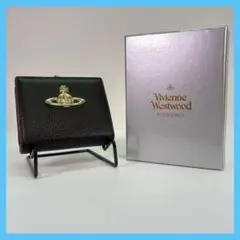 【箱付き】 Vivienne Westwood がま口 2つ折財布 ブラック