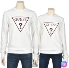 新品 GUESS ロゴスウェット