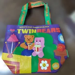 wiggle wiggle トートバッグ TWIN BEARS