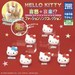 ハローキティ喜怒★哀楽⁉︎ファッションリングコレクション 日焼け