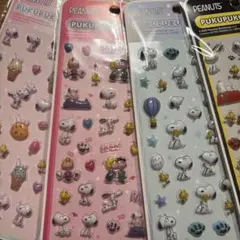 スヌーピー　ぷくぷくシール