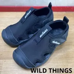 WILD THINGS KIDS サンダル ブラック 美品のサムネイル