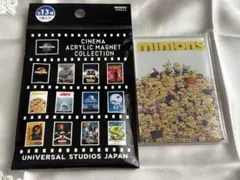 USJ シネマアクリルマグネットコレクション　ミニオン