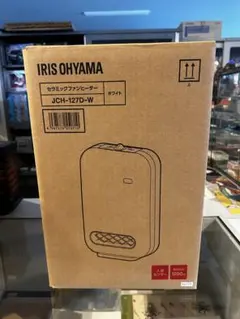 IRIS OHYAMA セラミックファンヒーター JCH-127D-W 本体のサムネイル