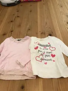 Tシャツ トップス ロンT コムサ 女の子 120 2枚セット