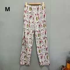 グリンチ Grinch 総柄 クリスマス フリース パジャマパンツ