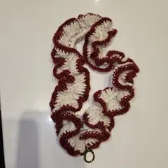 かぎ針編み　スマホハンドストラップ　ハンドメイド
