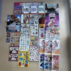 週刊少年ジャンプ　ワンピース　ONE PIECE 付録　シール　ポスター