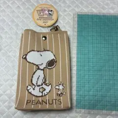 PEANUTS スヌーピー ニットショルダーバッグ